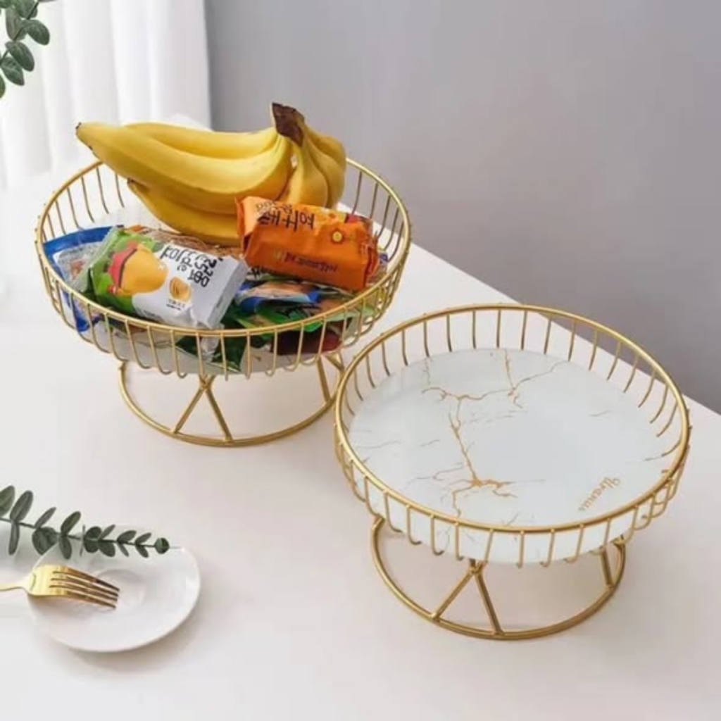 Fancy decorative fruit basket/stand