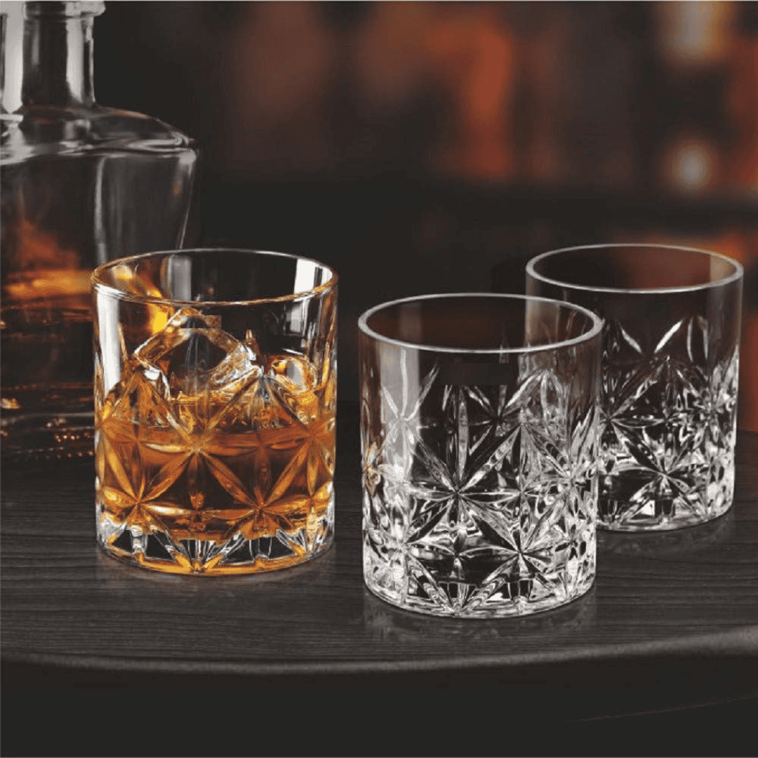 Set of 6 short glasses