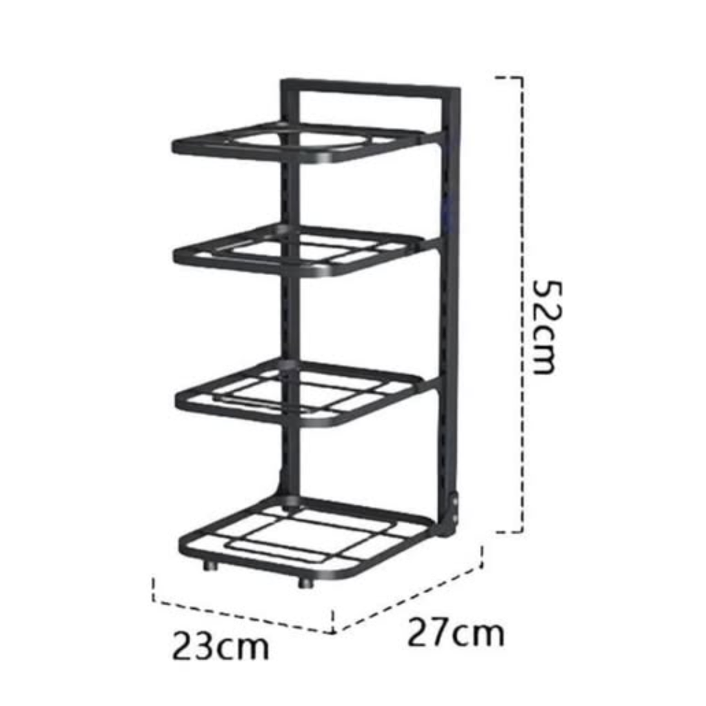 4 Layer Pot Storage Rack