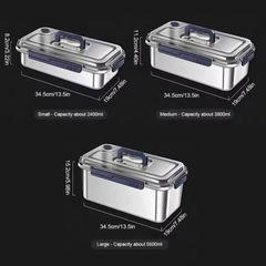 Food Grade Stainless Steel Container With Date Indicator