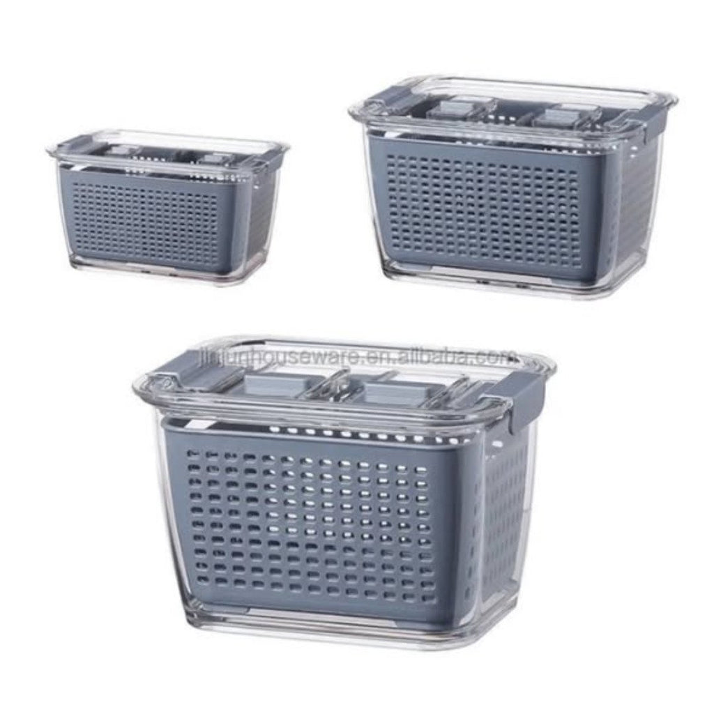 3pcs Fresh Food Storage Containers