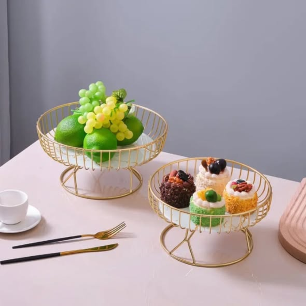 Fancy decorative fruit basket/stand