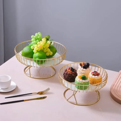 Fancy decorative fruit basket/stand
