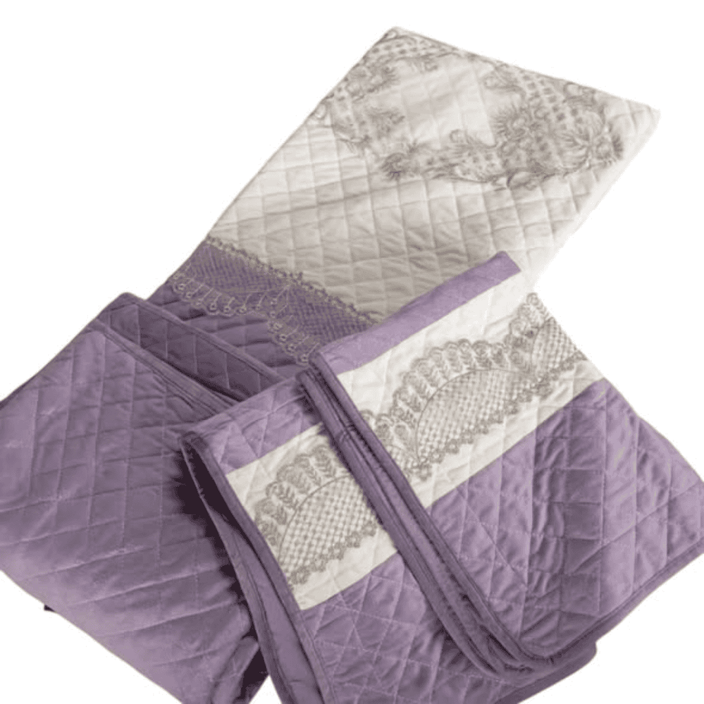 Heavy Laced Velvet Bedcovers