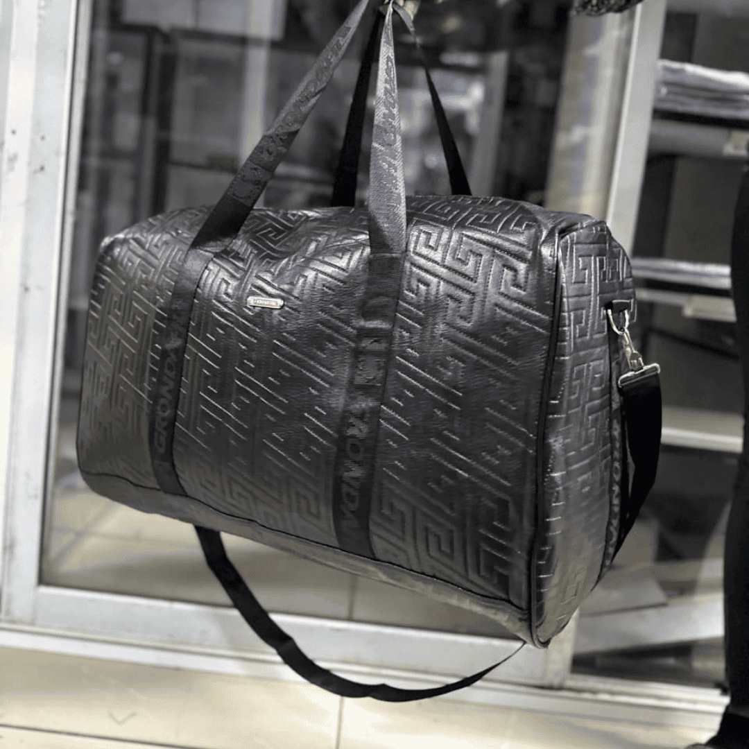 Travel PU Leather Large Duffel Bag
