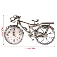Vintage Numerical Bicycle Shape Creative Alarm Clock