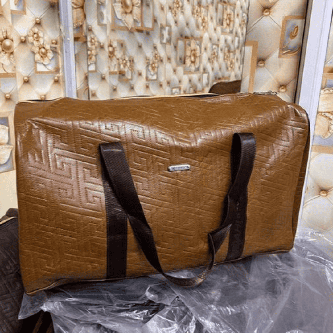 Travel PU Leather Large Duffel Bag