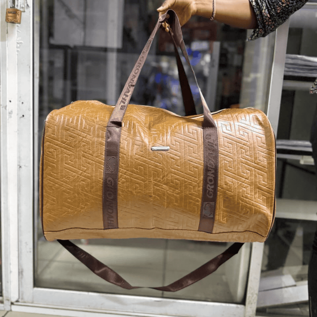 Travel PU Leather Large Duffel Bag
