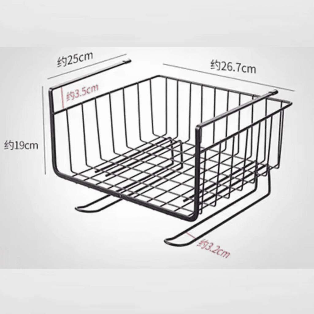3 in 1 Under Cabinet Closet Kitchen Cupboard Basket