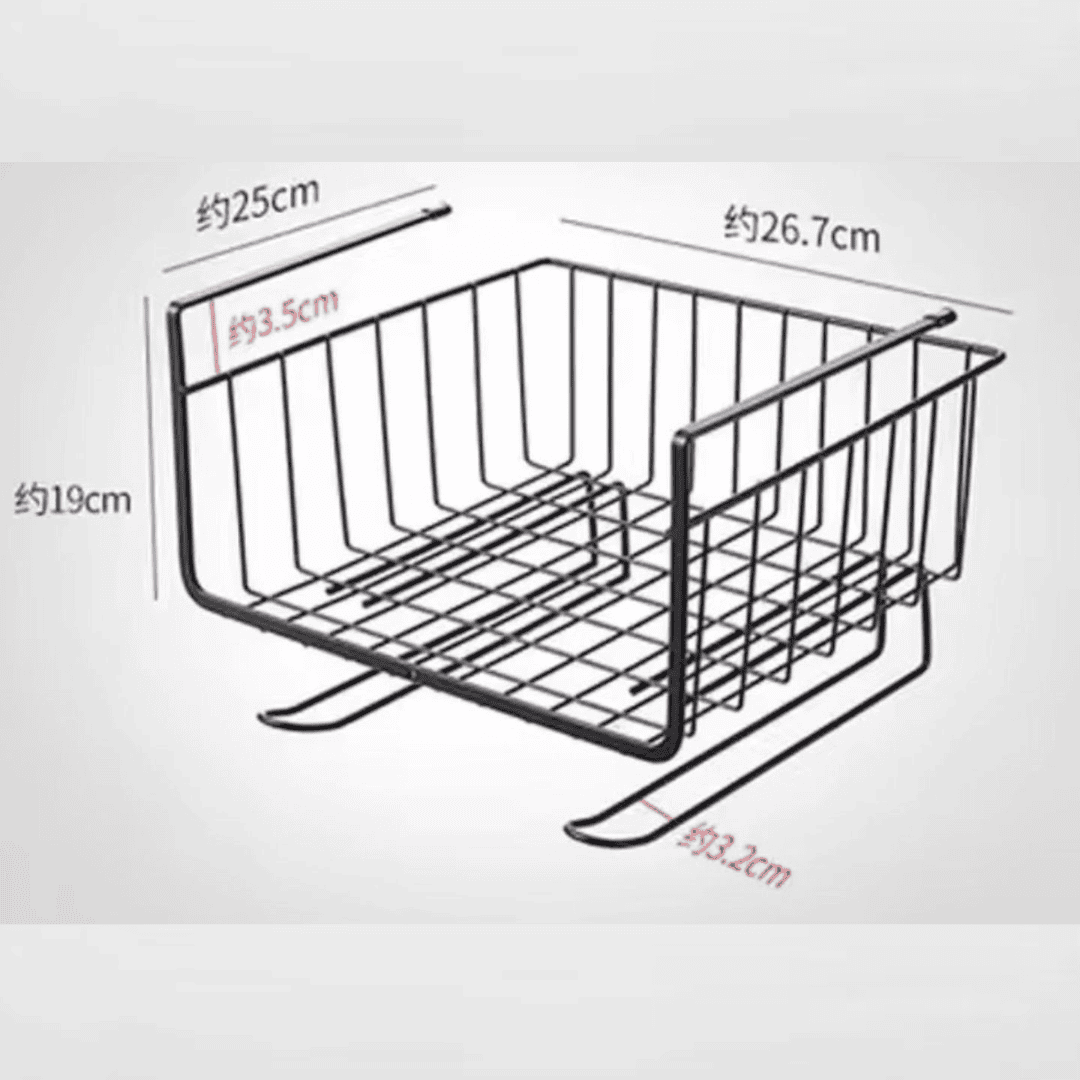 3 in 1 Under Cabinet Closet Kitchen Cupboard Basket