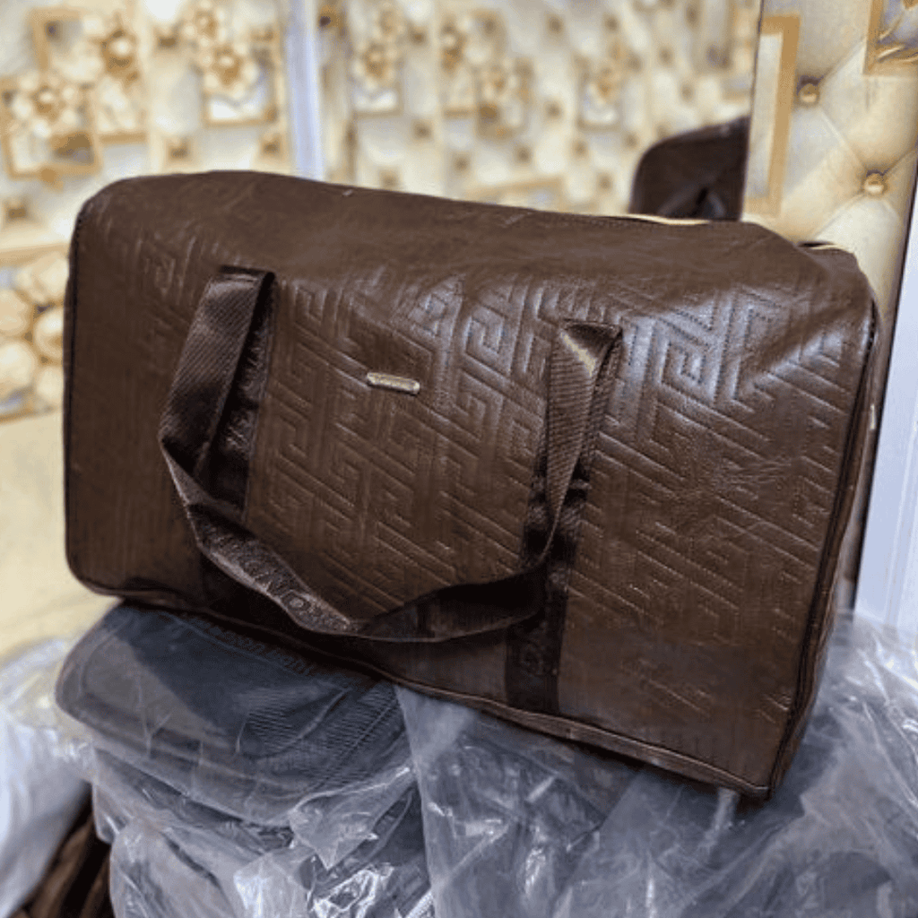 Travel PU Leather Large Duffel Bag