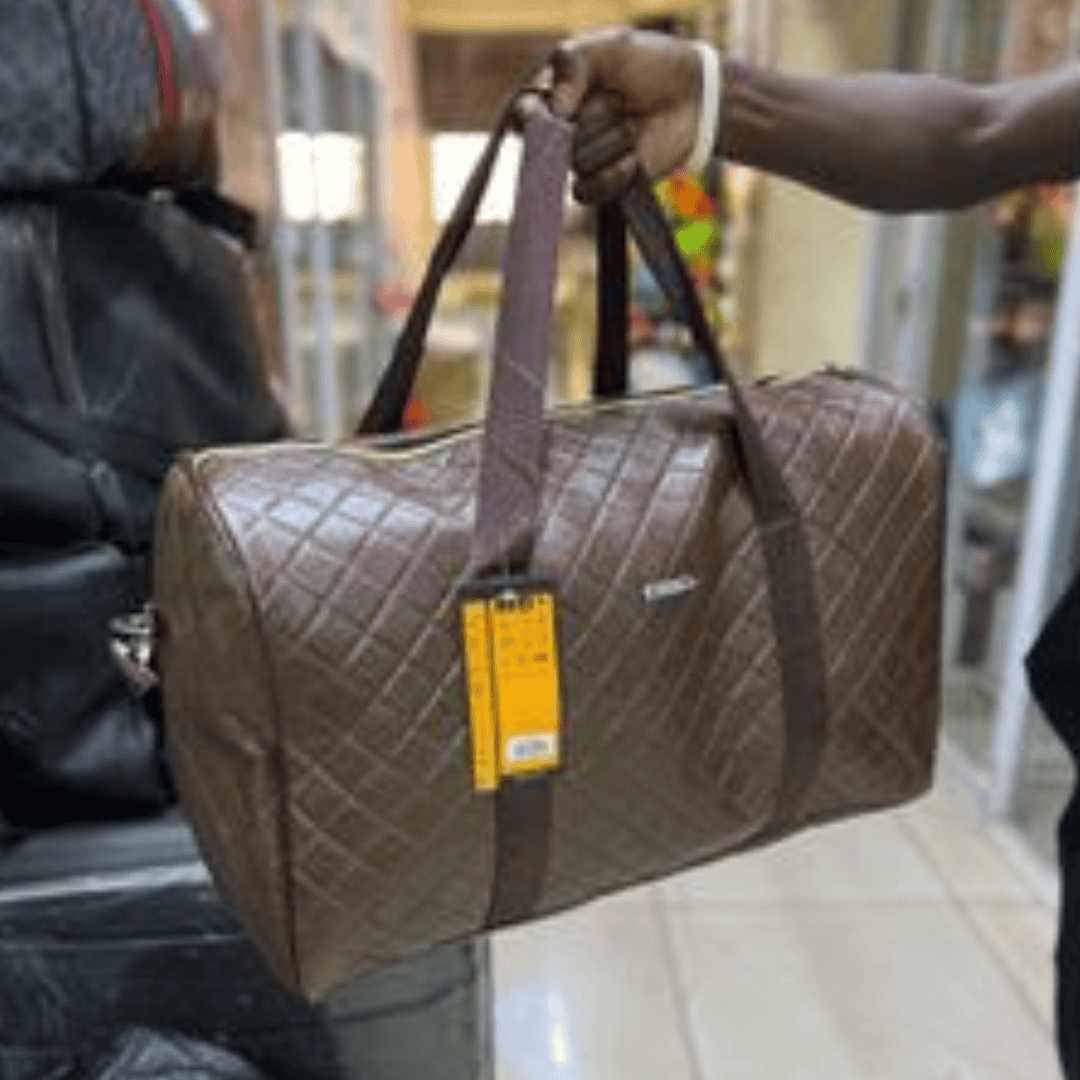 Travel PU Leather Large Duffel Bag