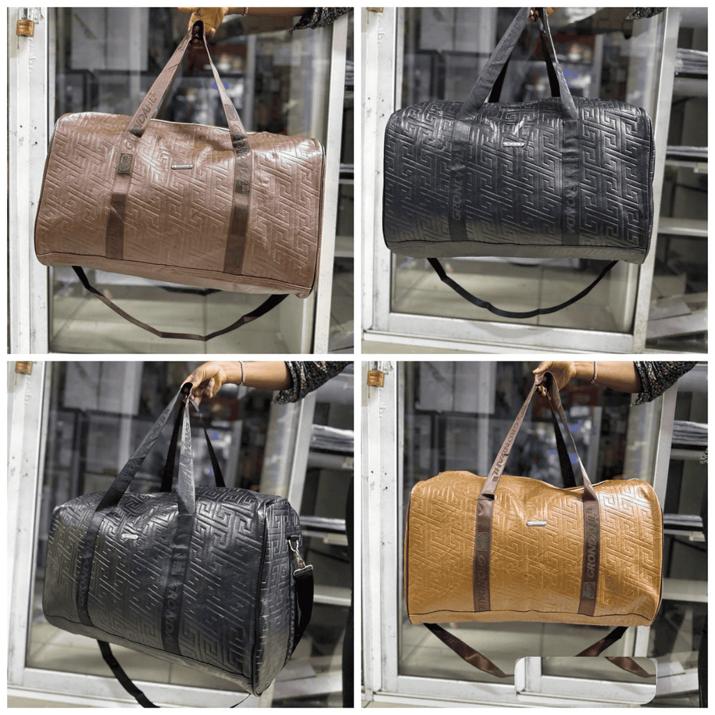 Travel PU Leather Large Duffel Bag