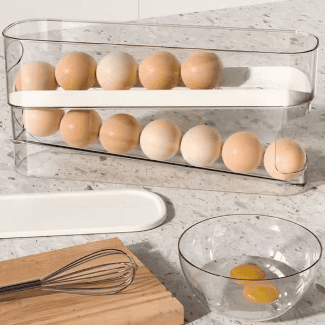 Double Layer Rolling Egg Dispenser