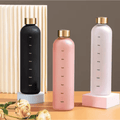 Water Bottle 1000ml Frosted Plastic Space Cup