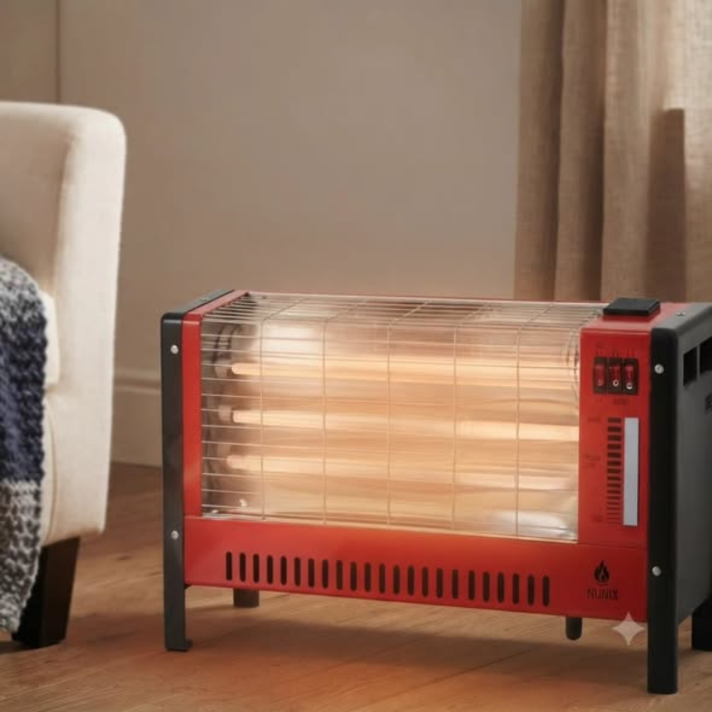 3-Sided Quartz Room Heater with Humidifier