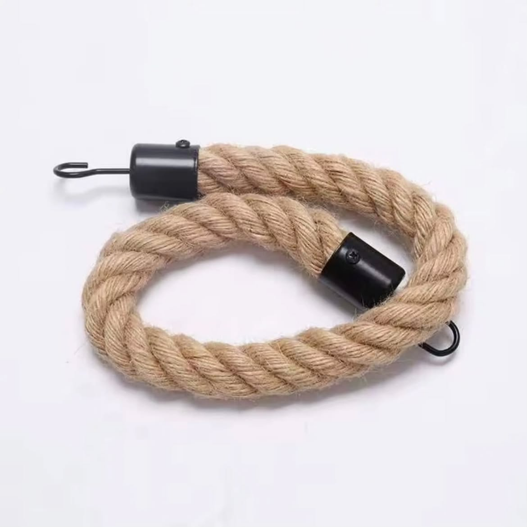 Antique Vintage Hemp Rope Tissue Holder