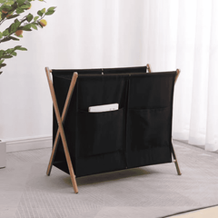 Foldable Partitioned Laundry Basket