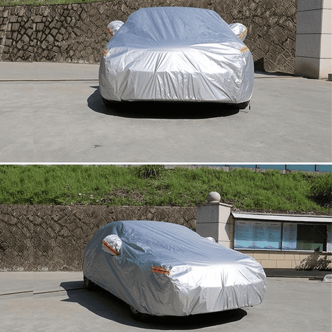 Waterproof Car Dust Cover with Zipper Opening