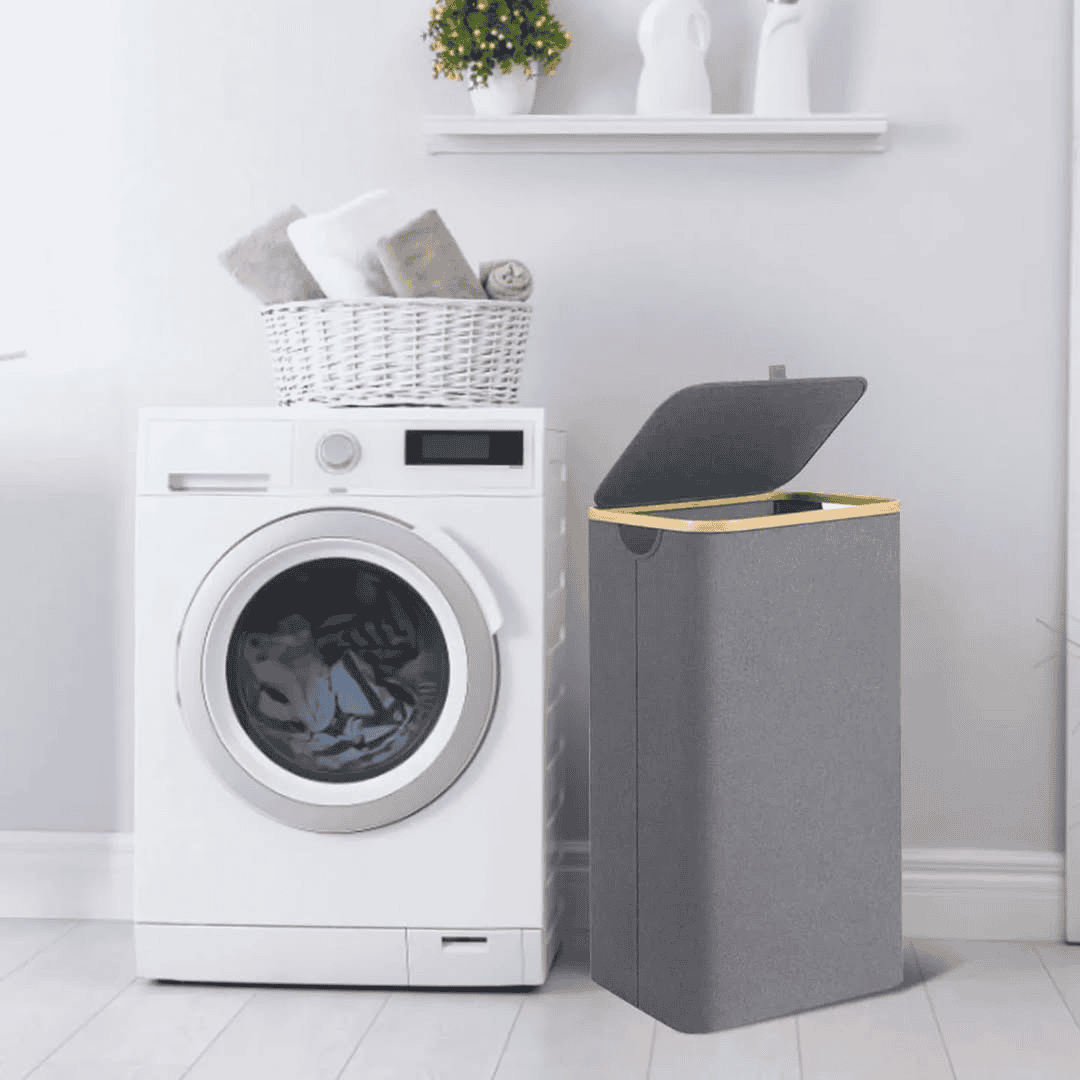 Foldable Laundry Basket with Lid