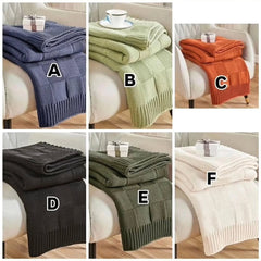 Knitted Throw Blanket