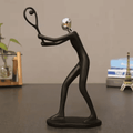 Tennis Sculpture Ceramic Decor Piece