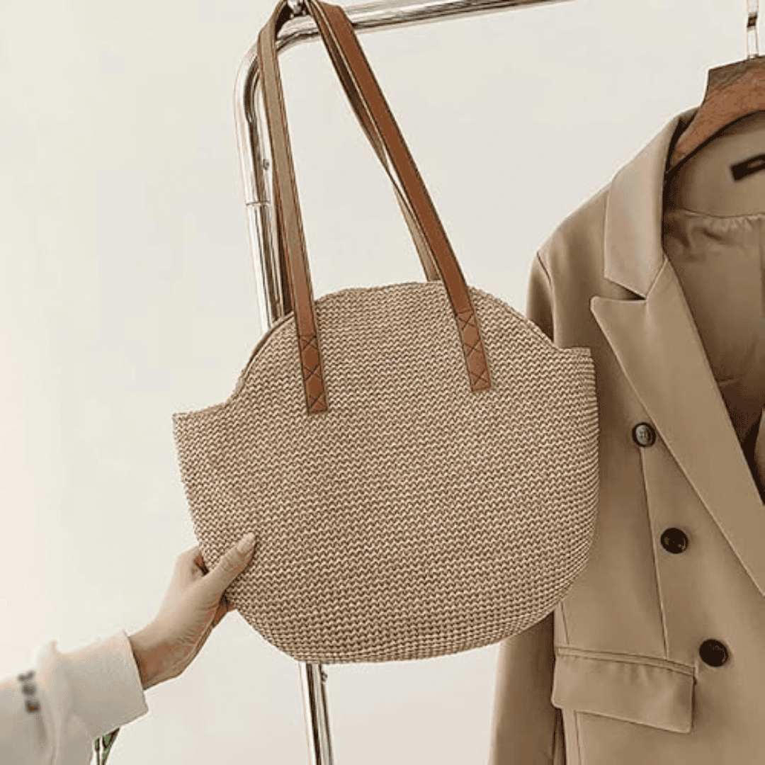 Summer Woven Underarm Bag