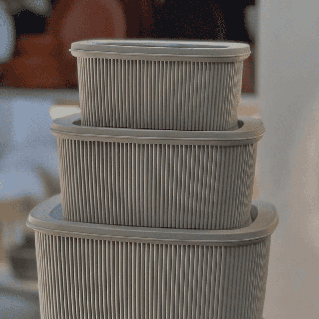 3Pcs Multipurpose Storage Containers