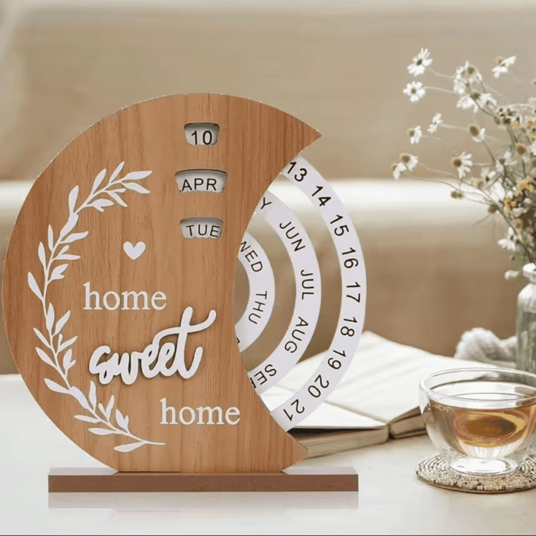 Wooden Block Calendar