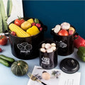 3pc Potato onion garlic 3in1 perforated storage bins