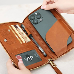 Travel wallet passport protector Case