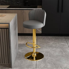Luxury European Leather Bar Chairs