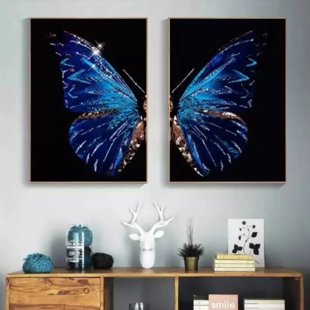 2PCS Butterfly Wing Wall Art