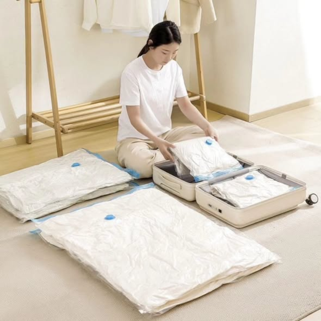 5-Piece Vacuum Storage Bags with Pump