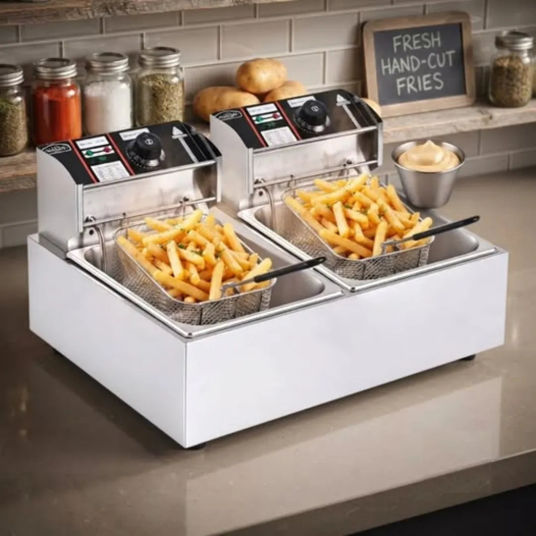 Double Electric Deepfryer