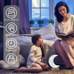 Star Moon Table Lamp