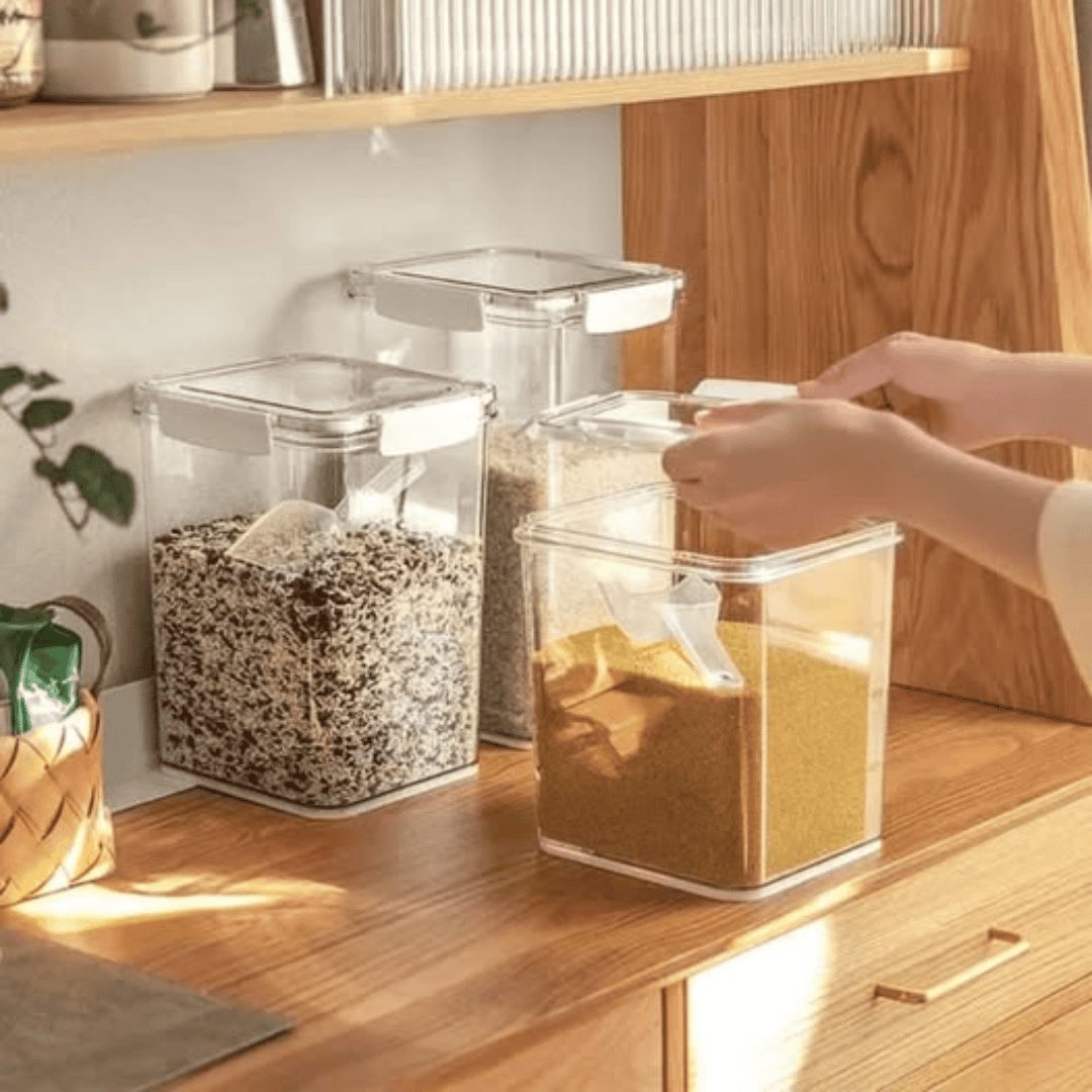 Airtight Food Storage Containers with Scoop