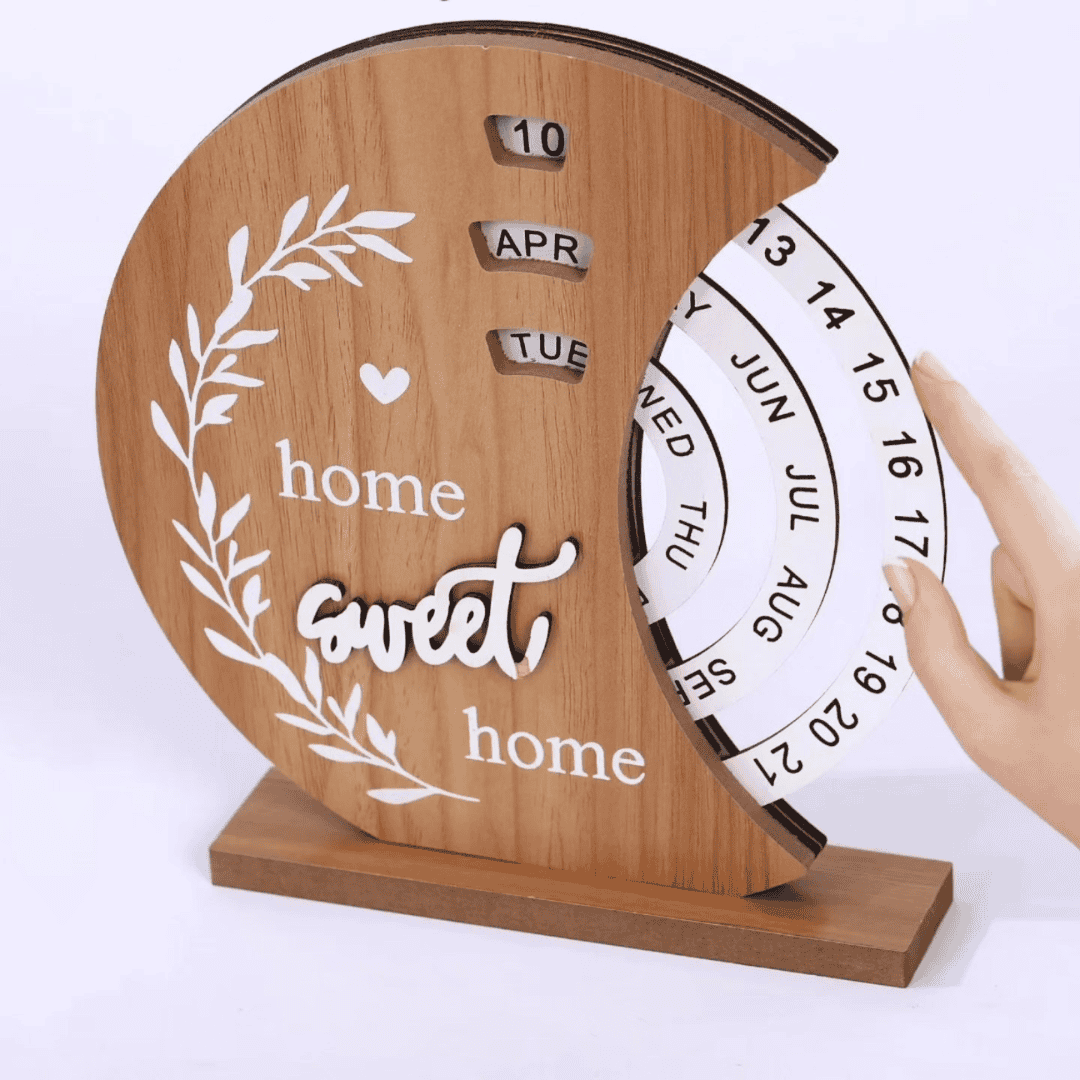 Wooden Block Calendar
