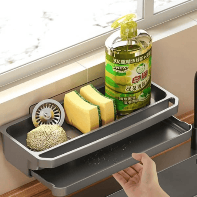 Wall-Mounted Sink Caddy Organizer