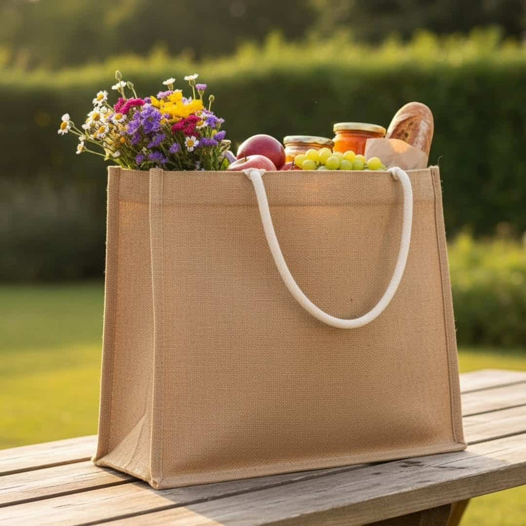 Linen Reusable Eco Friendly Shopping Jute Bags