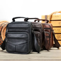 Unisex Leather Crossbody Bag