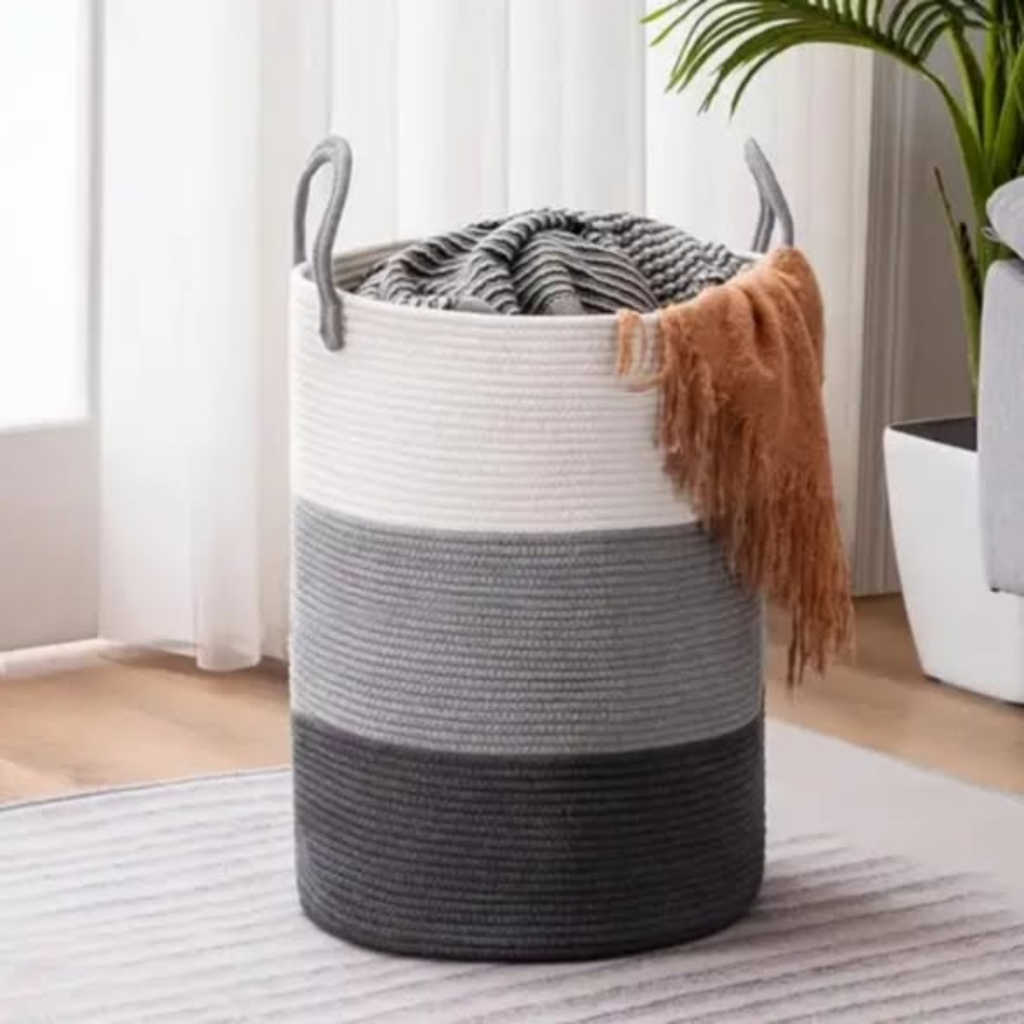 Cotton rope basket