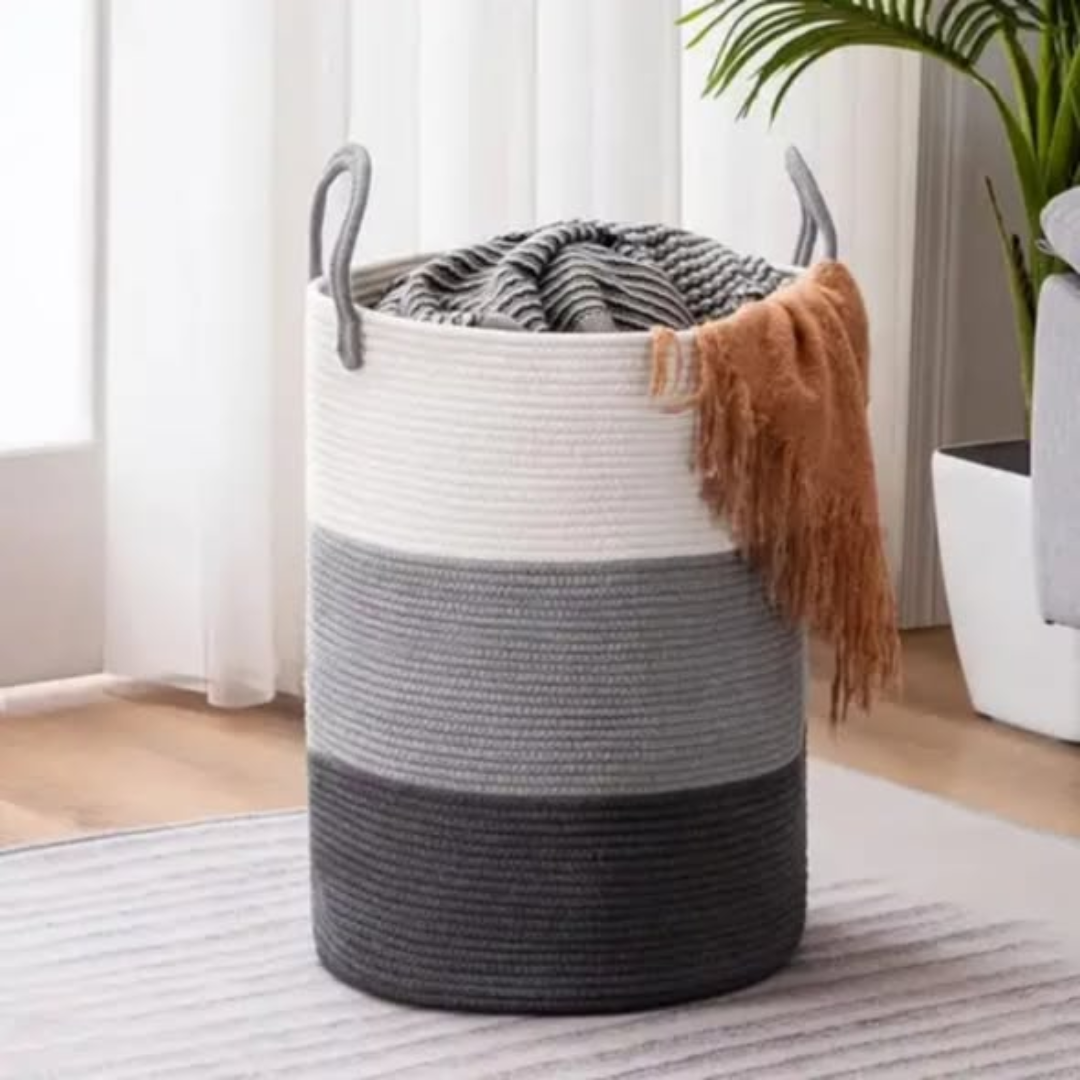 Cotton rope basket