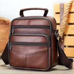 Unisex Leather Crossbody Bag