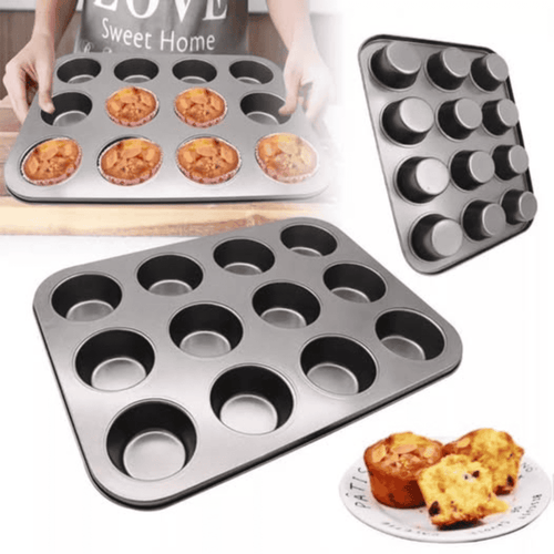 12Pcs Holes Cupcakes Tray
