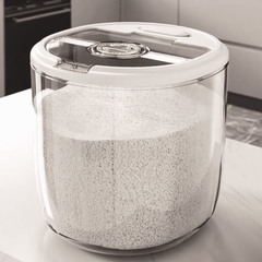 Acrylic 10kg Rice Bucket with Airtight Seal