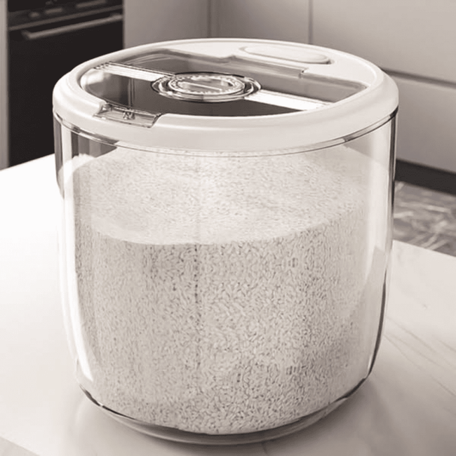 Acrylic 10kg Rice Bucket with Airtight Seal