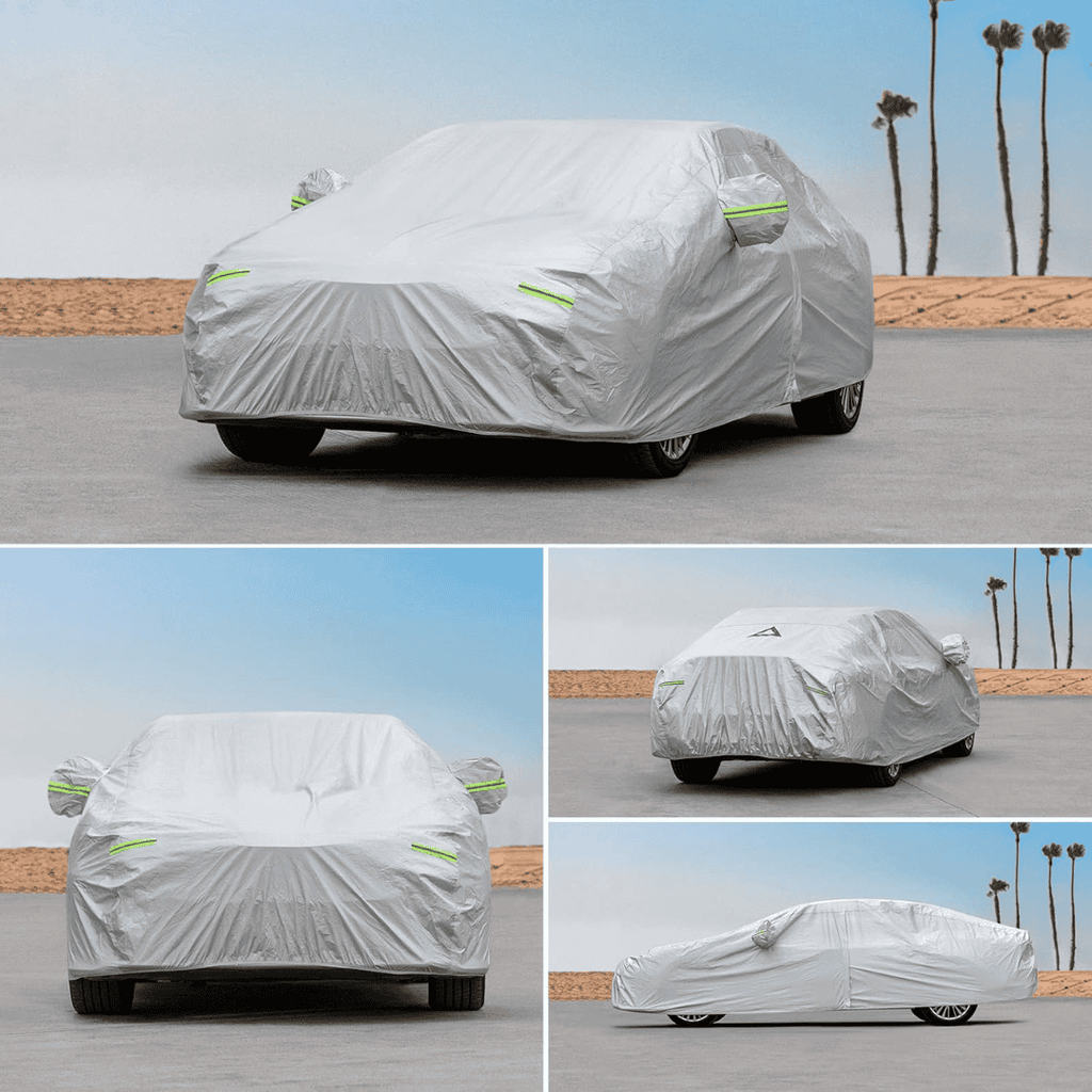 Waterproof Car Dust Cover with Zipper Opening
