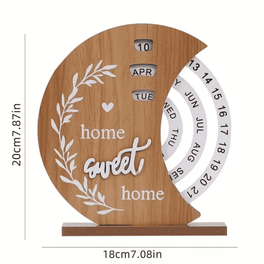 Wooden Block Calendar