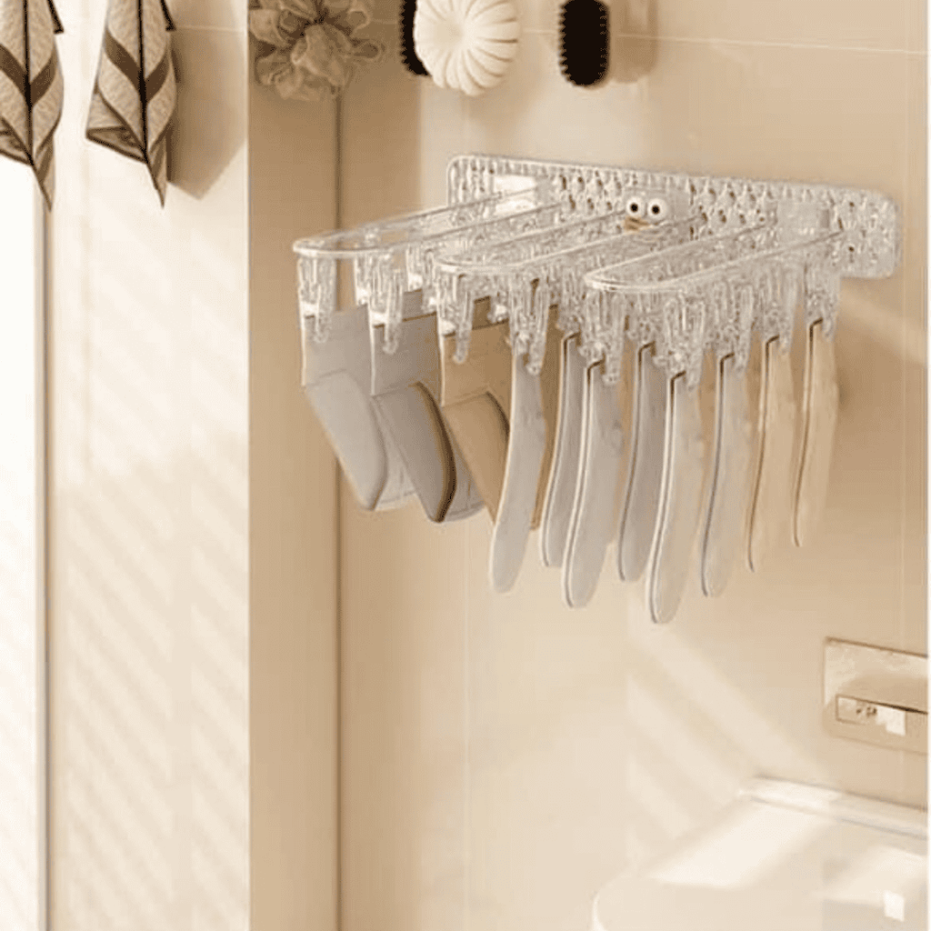 24 Clip Multifunction Wall Folding Cloth Hanger